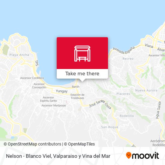 Nelson - Blanco Viel map