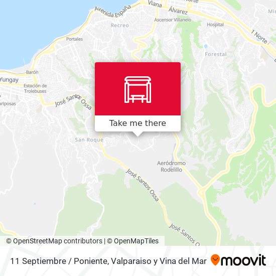 11 Septiembre / Poniente map