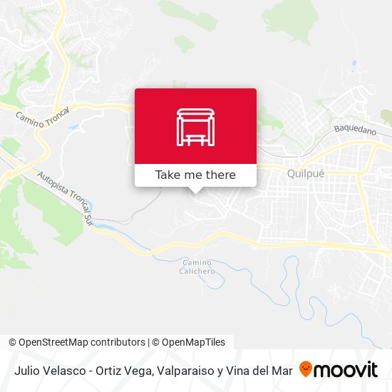 Julio Velasco - Ortiz Vega map