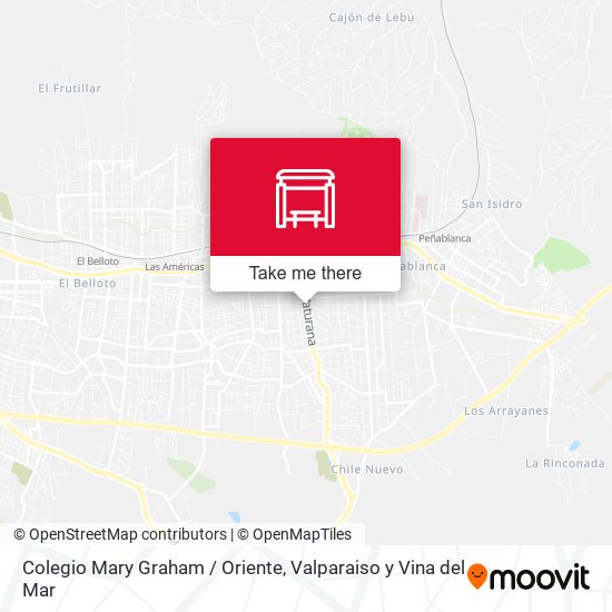 Colegio Mary Graham / Oriente map