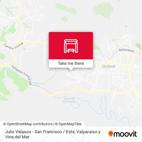 Mapa de Julio Velasco - San Francisco / Este
