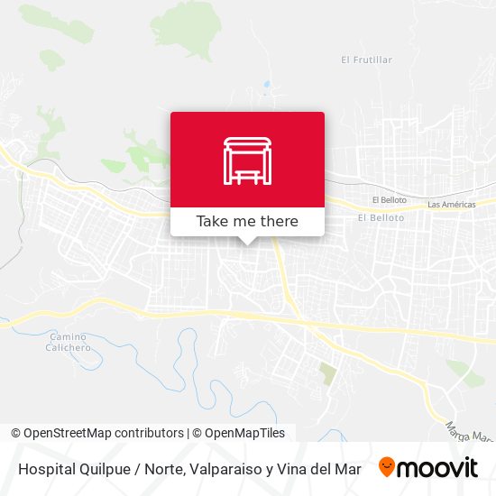 Hospital Quilpue / Norte map