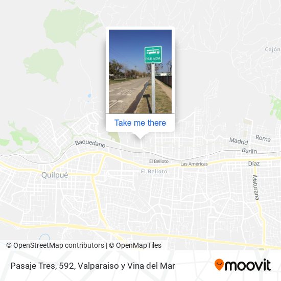Pasaje Tres, 592 map