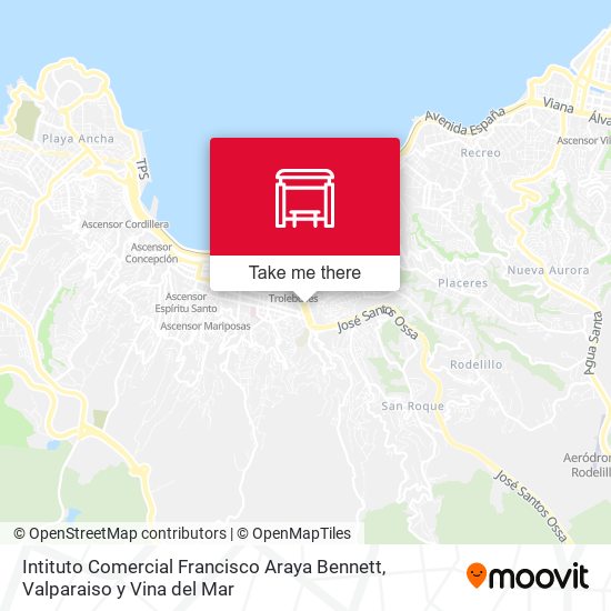Intituto Comercial Francisco Araya Bennett map