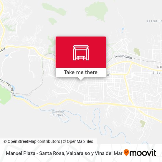 Manuel Plaza - Santa Rosa map