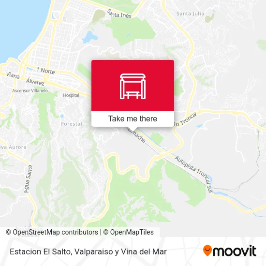 Estacion El Salto map
