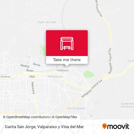 Garita San Jorge map