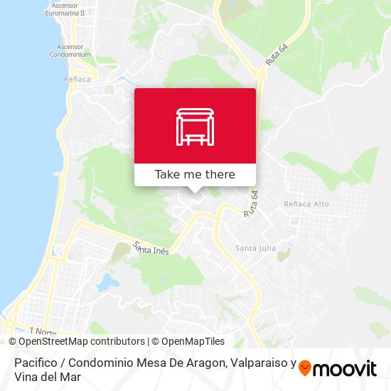 Mapa de Pacifico / Condominio Mesa De Aragon