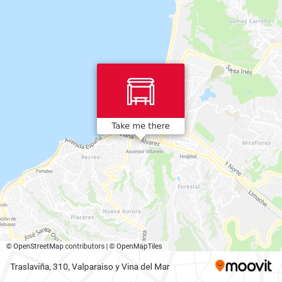 Traslaviña, 310 map