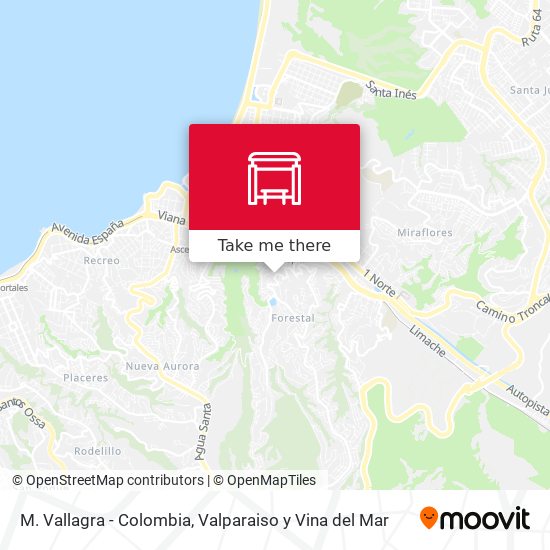 M. Vallagra - Colombia map