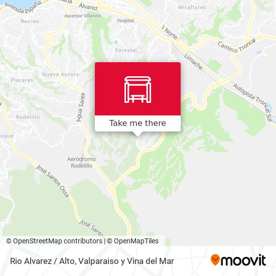 Rio Alvarez / Alto map