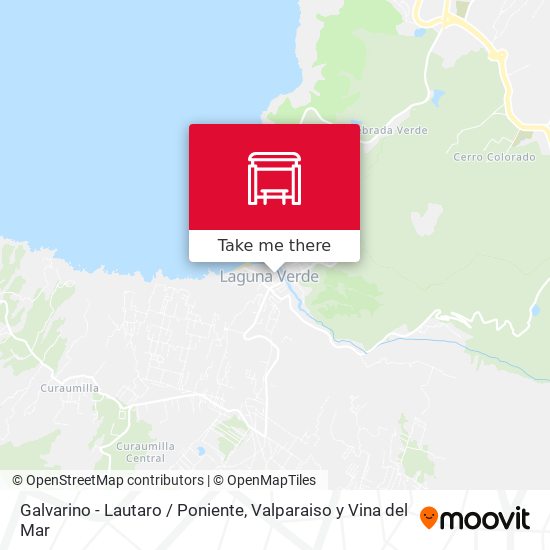 Galvarino - Lautaro / Poniente map