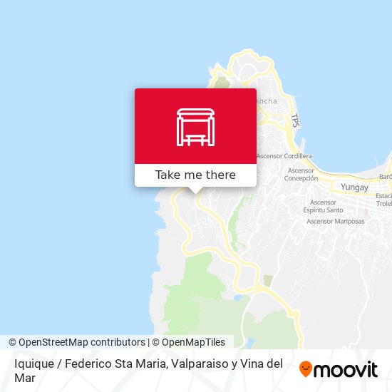 Mapa de Iquique / Federico Sta Maria