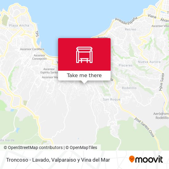Troncoso - Lavado map