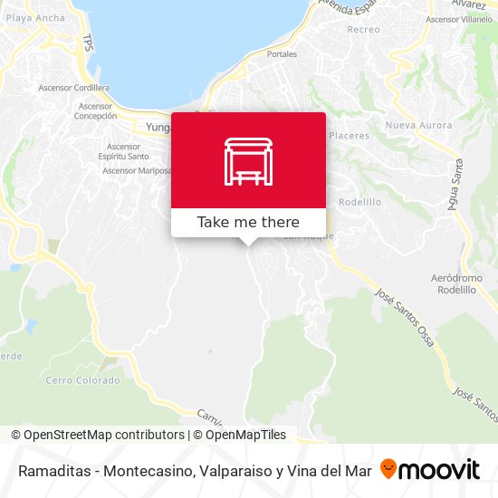 Mapa de Ramaditas - Montecasino