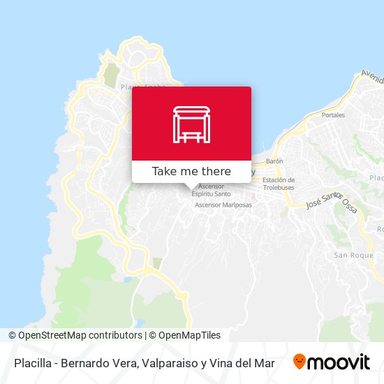 Placilla - Bernardo Vera map