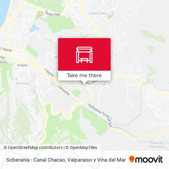 Soberanía - Canal Chacao map