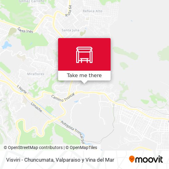 Mapa de Visviri - Chuncumata