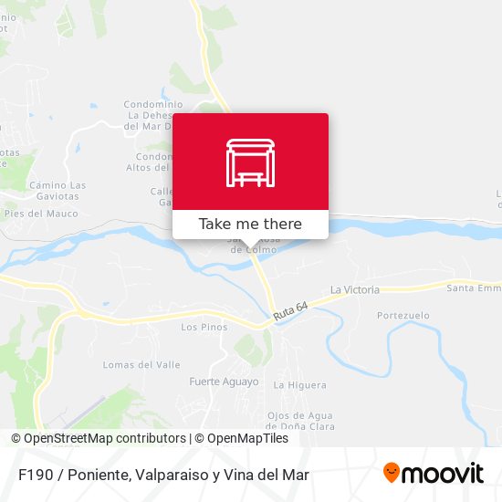 F190 / Poniente map
