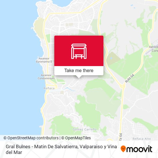 Gral Bulnes - Matin De Salvatierra map