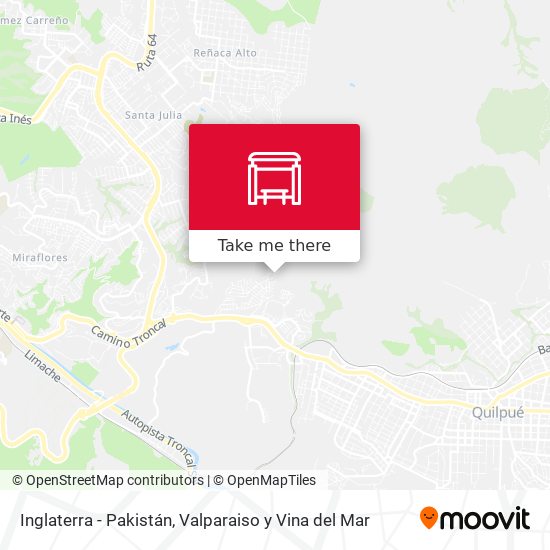 Mapa de Inglaterra - Pakistán
