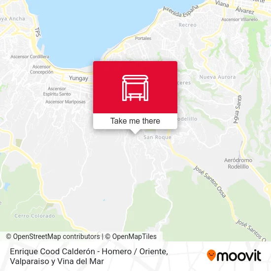 Mapa de Enrique Cood Calderón - Homero / Oriente