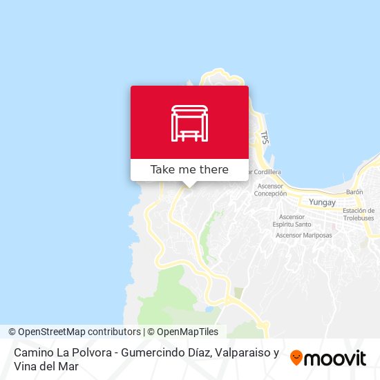 Camino La Polvora - Gumercindo Díaz map