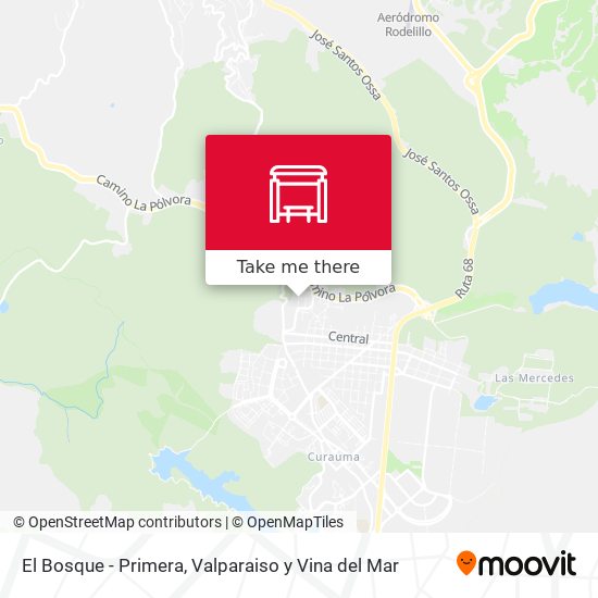 Mapa de El Bosque - Primera