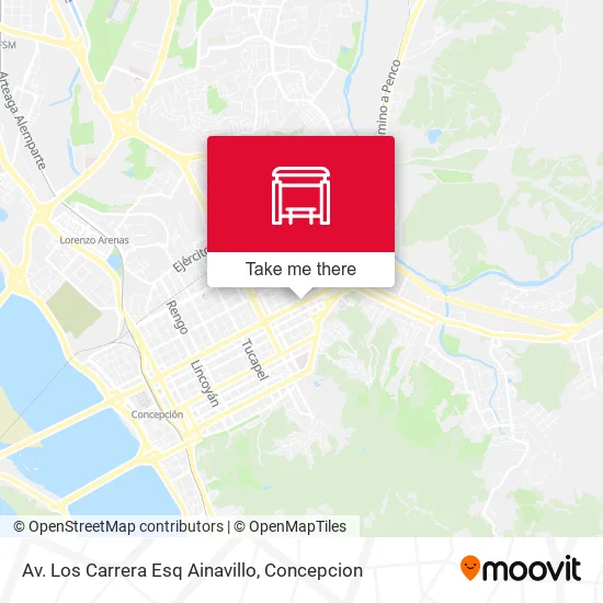 Mapa de Av. Los Carrera Esq Ainavillo