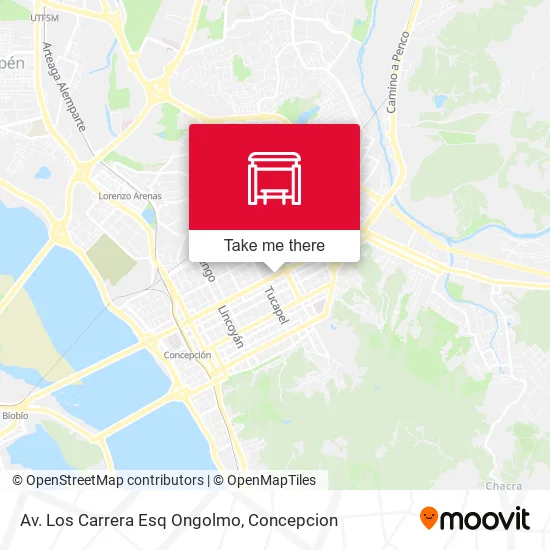 Mapa de Av. Los Carrera Esq Ongolmo