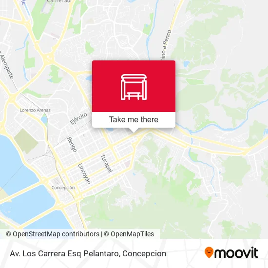 Mapa de Av. Los Carrera Esq Pelantaro