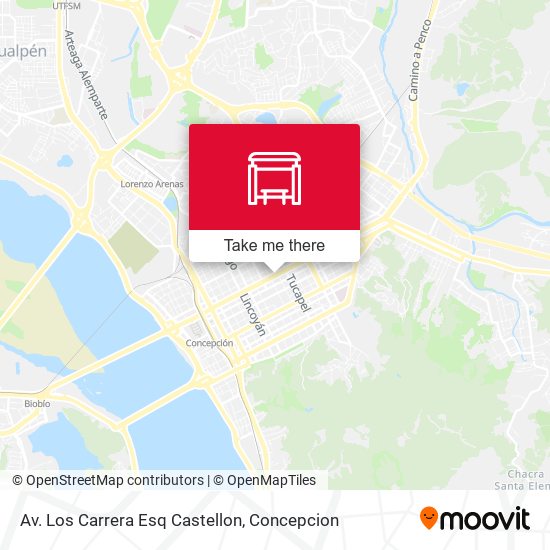 Mapa de Av. Los Carrera Esq Castellon