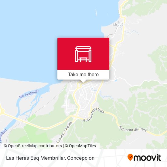 Las Heras Esq Membrillar map
