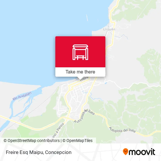 Mapa de Freire Esq Maipu