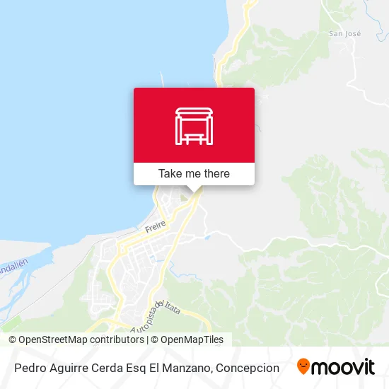 Mapa de Pedro Aguirre Cerda Esq El Manzano