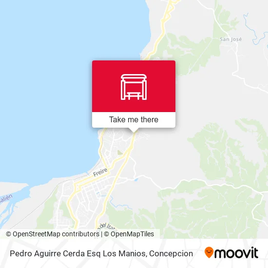 Mapa de Pedro Aguirre Cerda Esq Los Manios