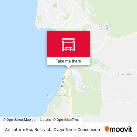 Mapa de Av. Latorre Esq Bellavista Oveja Tome