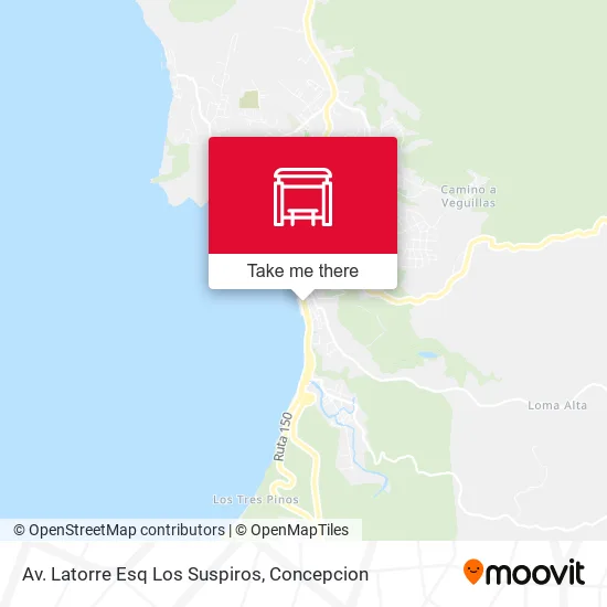 Mapa de Av. Latorre Esq Los Suspiros