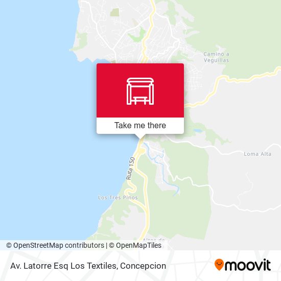 Av. Latorre Esq Los Textiles map