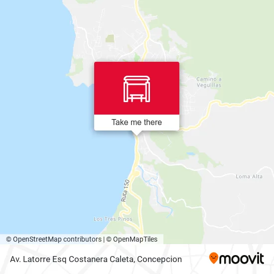 Mapa de Av. Latorre Esq Costanera Caleta