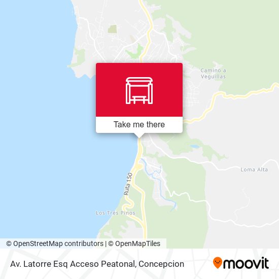 Av. Latorre Esq Acceso Peatonal map