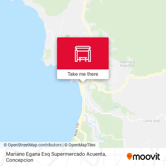 Mapa de Mariano Egana Esq Supermercado Acuenta