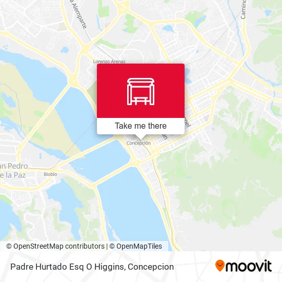 Mapa de Padre Hurtado Esq  O Higgins