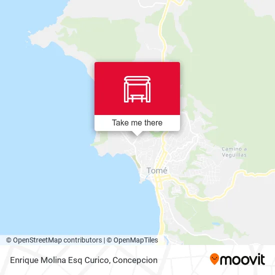 Mapa de Enrique Molina Esq Curico