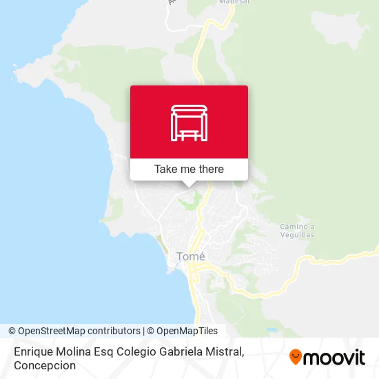 Mapa de Enrique Molina Esq Colegio Gabriela Mistral