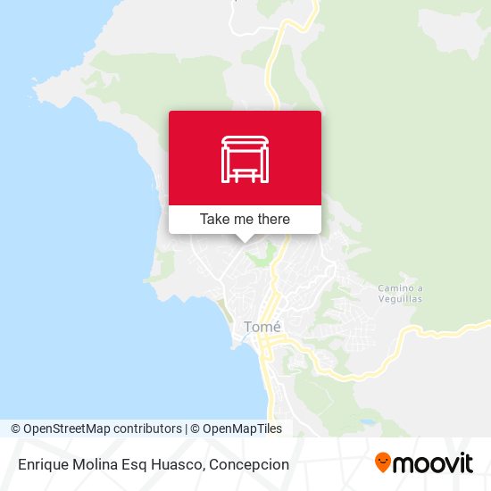 Enrique Molina Esq Huasco map