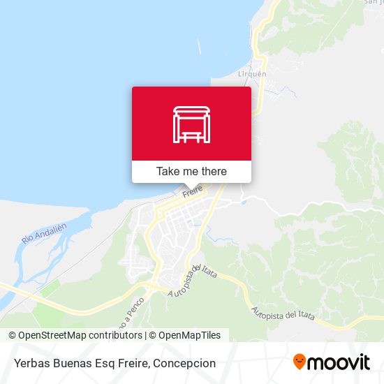 Mapa de Yerbas Buenas Esq Freire