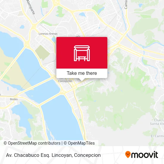 Av. Chacabuco Esq. Lincoyan map