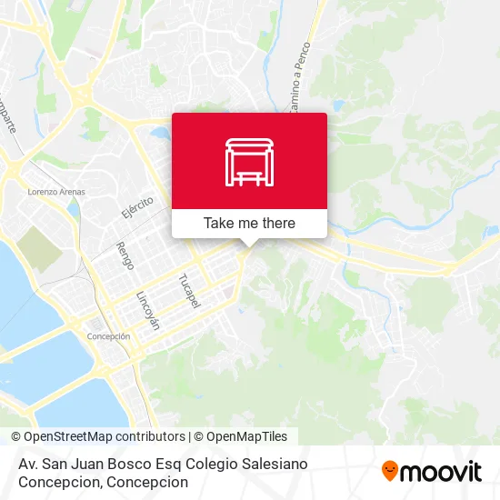 Mapa de Av. San Juan Bosco Esq Colegio Salesiano Concepcion