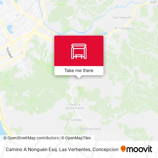 Mapa de Camino A Nonguén Esq. Las Vertientes